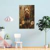 Yorkshire Terrier Framed Canvas Wall Art, Modern Print, 12 x 18 in (30 x 45 cm) view 4