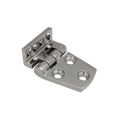 1-Piece Stainless Steel Flush Hinge for Boat Cabin Doors, 5 Sizes