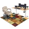 EYKWKB Computer Chair Mat for Carpeted Floors, 130 x 170 cm, Non-Slip Gaming Chair Floor Protector view 1