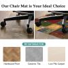 EYKWKB Computer Chair Mat for Carpeted Floors, 130 x 170 cm, Non-Slip Gaming Chair Floor Protector view 4