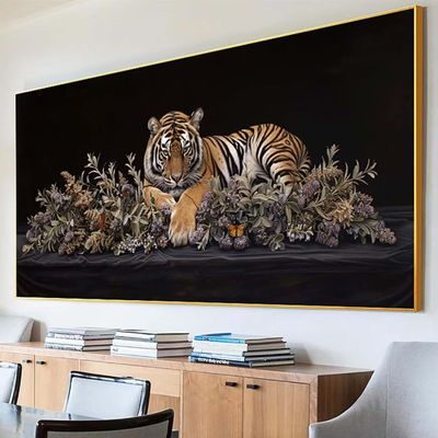 DIY 5D Tiger Diamond Painting Kit for Adults, 40 × 80 cm