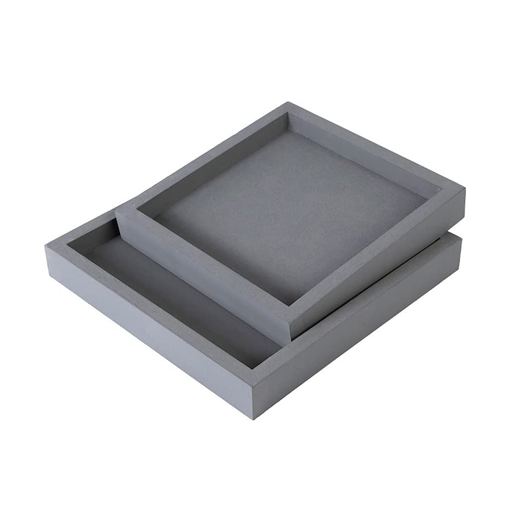 Square Plant Drip Trays, 30.5 cm and 38.1 cm, for Indoor and Outdoor Plants