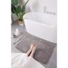 Soft Microfiber Bath Mat, Machine Washable, Shaggy, Water-Absorbent, Non-Slip, for Bathtub, Champagne Brown, 80 x 100 cm view 2