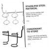 HOMOCONO 4-Piece Stainless Steel Pegboard Tool Holder Set view 4