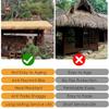 Artificial Palm-Thatched Roof Roll, 0.5 x 300 cm view 2