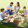 Joitme Cute Little Monster Green Outdoor Picnic Blanket view 4