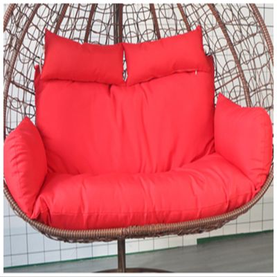 Double Hanging Chair Cushion for Outdoor Use, Patio and Garden, Red