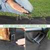 U-Shaped Galvanized Landscape Staples, 10 x 4 cm, 24-Pack view 3