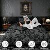 Homemissing Gothic Black Damask Skull Duvet Cover Set, 200 x 200 cm view 4