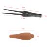 2-Piece Set Multipurpose Tongs, Grill Tweezers, Non-Slip Tool for Steak, Bacon and Ice view 2