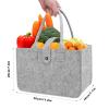 QiXinGYL Felt Tote Bag 10.8L, Felt Shopper Bag, Reusable Shopping Bag view 2