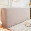 Somsiwey Stretch Velvet Headboard Cover for Queen and King Beds, Gray, 180 cm view 1