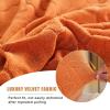 Somsiwey Stretch Velvet Headboard Cover for Queen and King Beds, Gray, 180 cm view 2