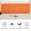 Somsiwey Stretch Velvet Headboard Cover for Queen and King Beds, Gray, 180 cm view 3