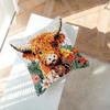 JILIP Highland Cow Latch Hook Kit for Adults, Pillow Cover, 43.2 x 43.2 cm, Open Eyes view 3