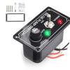 Diheohg 12V DC Fused Marine Bilge Pump Switch Panel, Manual/Off/Auto, 3-Way Rocker Switch with LED Indicator view 1