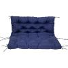 Waterproof Swing Cushion with Backrest, Gray, 120 x 100 x 10 cm view 1