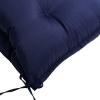 Waterproof Swing Cushion with Backrest, Gray, 120 x 100 x 10 cm view 4