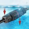 Waterproof Outdoor Electrical Cable Connectors view 3