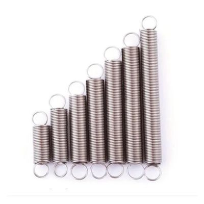 LATOOR 5-Piece 0.8 x 6/7/8/10 XL Stainless Steel Extension Springs with Hooks, 20–100 mm Long