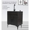 Outdoor Sink with Base Cabinet, Stainless Steel Single Bowl view 3