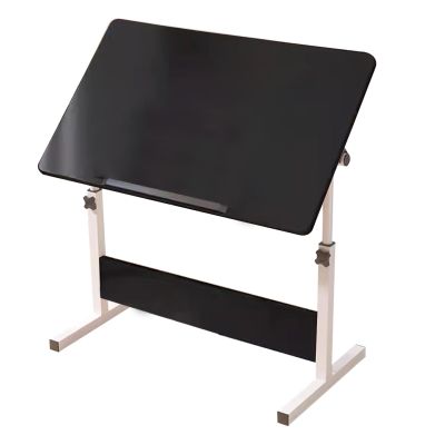 Height-Adjustable Drafting Table with Art Desk for Artists, Home and Office, Computer Table, Easel (Black, 40 x 60 cm)