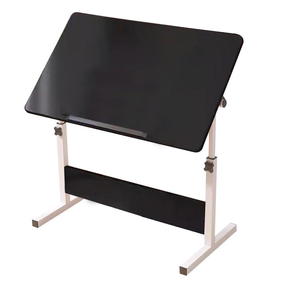 Height-Adjustable Drafting Table with Art Desk for Artists, Home and Office, Computer Table, Easel (Black, 40 x 60 cm)