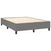 Festnight Box Spring Bed without Headboard 140 x 190 cm with Mattress, Double Bed, Upholstered Bed Frame with Slats, Youth Bed view 4