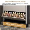 Shoe Cabinet with 3 Tip-Out Drawers, Modern Freestanding Organizer view 4