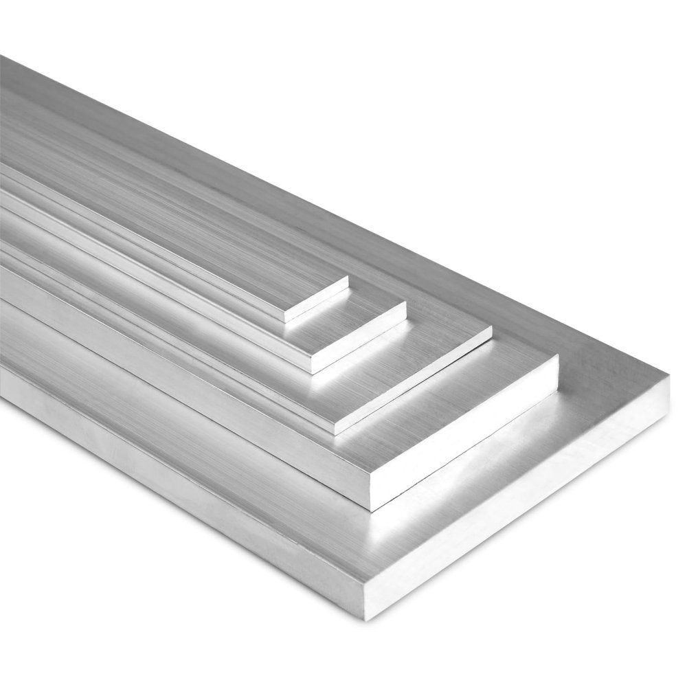 TJ Flat Aluminum Bar 70 x 10 mm, 2000 mm, EN AW-6060
