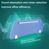 XPLKQXE Acoustic Desk Divider, Portable Desk Privacy Screen, Green, 80 x 30 view 3
