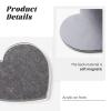 Heart-Shaped Acrylic Refrigerator Magnets, Pink Watercolor Peonies view 4