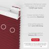 Schuette Ruby Riddle Pleated Blind, No Drilling, Dark Red, 45 x 100 cm (W x H) view 2