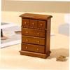 MUSISALY Miniature Wooden Dollhouse Cabinet view 2