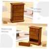 MUSISALY Miniature Wooden Dollhouse Cabinet view 3