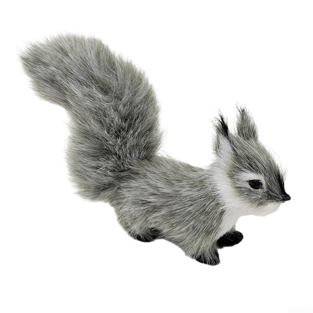 ZYWUOY Funny Faux Squirrel Figure, Gray