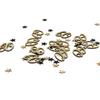 Oblique Unique Confetti Set - Wooden Number 60 and Stars view 4
