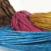 esnado Round Leather Cord - 1.5 mm x 30 m, Turquoise view 3