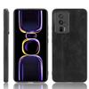 Jiajihua Case Compatible with Redmi K60 5G / K60 Pro 5G and Xiaomi Poco F5 Pro 5G, PU Leather-Texture 3-in-1 Camera Protection Case, Black view 1