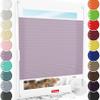 Schuette No-Drill Pleated Blind Premium Collection: Plum Charm (Purple), 135 x 80 cm (W x H) – Suprafix Clamp-Fit Blind 2.0 view 1