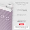 Schuette No-Drill Pleated Blind Premium Collection: Plum Charm (Purple), 135 x 80 cm (W x H) – Suprafix Clamp-Fit Blind 2.0 view 2