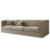 KYJSW Stretch Chesterfield Sofa Cover, Velvet Spandex Slipcover with Seat Cushion Covers, Non-Slip, Camel, XL Sofa + 3 Large Seat Cushions view 1