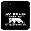 iPhone 11 Case – My Brain Says No, My Heart Says Go Polar Plunge view 1