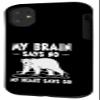 iPhone 11 Case – My Brain Says No, My Heart Says Go Polar Plunge view 2