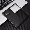 Jiajihua Case Compatible with Vivo X Fold 5G V2178A, PU Leather Texture, 3-in-1 Camera Protection, Black view 4
