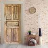 Wood Door Wallpaper, Self-Adhesive 3D Door Sticker, 90 x 200 cm Q2100 view 1