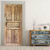 Wood Door Wallpaper, Self-Adhesive 3D Door Sticker, 90 x 200 cm Q2100 view 2