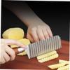 COLLBATH Wavy Potato and Vegetable Cutter with Wooden Handle view 3