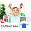 ULDIGI Polyester Painting Apron for Children, Plus Size, Blue view 4