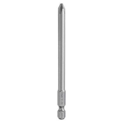 QUARKZMAN PH2 Phillips Screwdriver Bit Set, 1/4" Hex Shank, 6 mm Shaft, 100 mm Long, Magnetic S2 Steel Bits